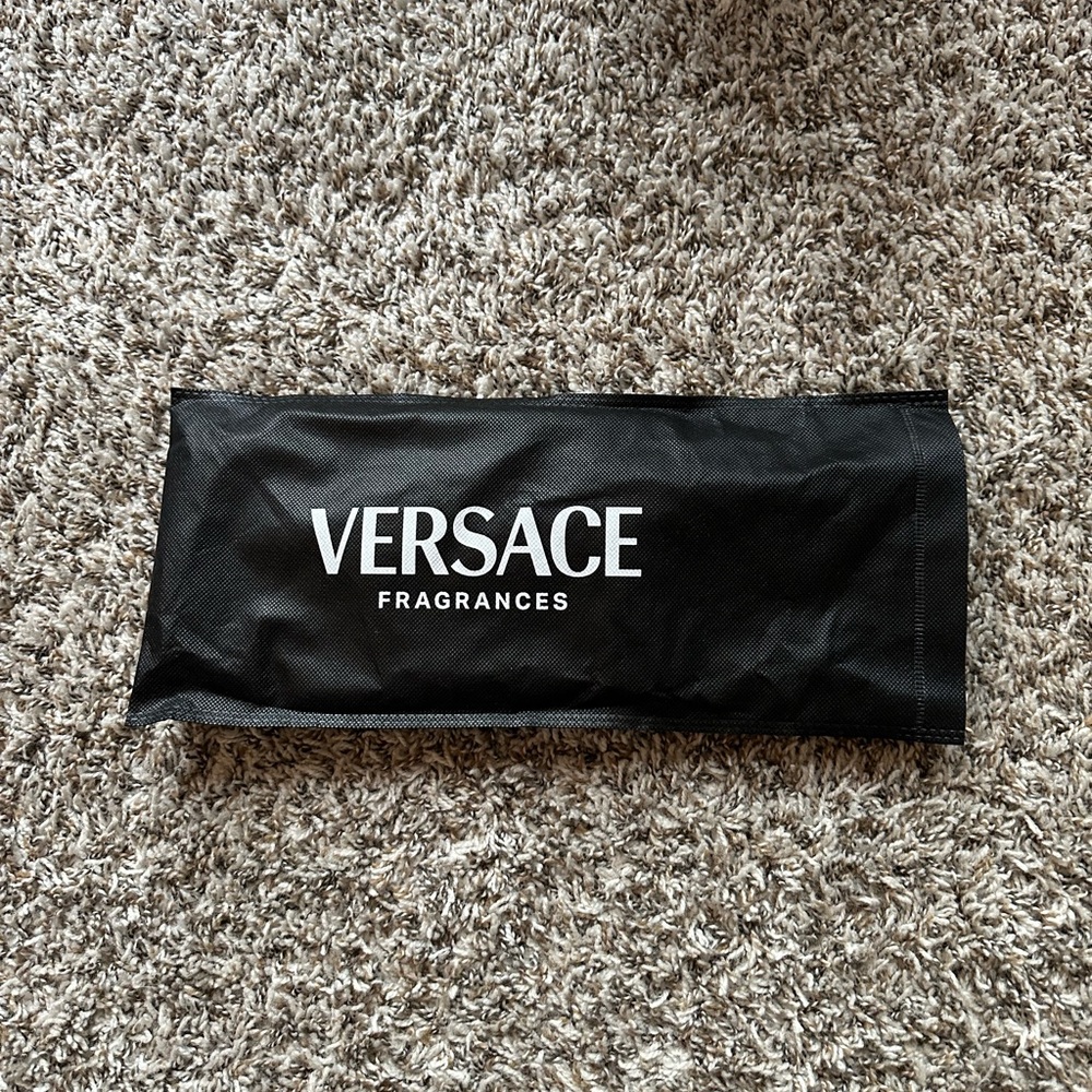 Versace Black Zippered Pouch